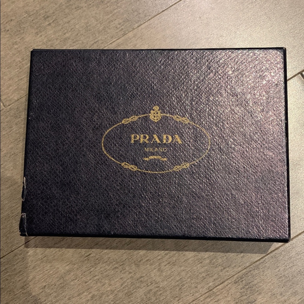 Prada black empty box authentic